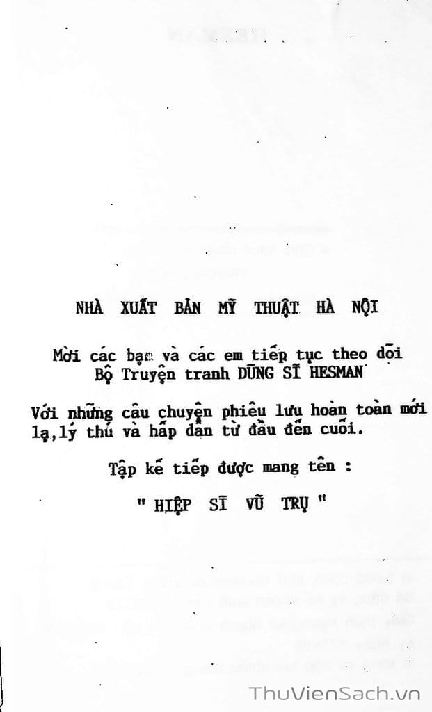 Truyện Tranh Dũng Sĩ Hesman trang 4