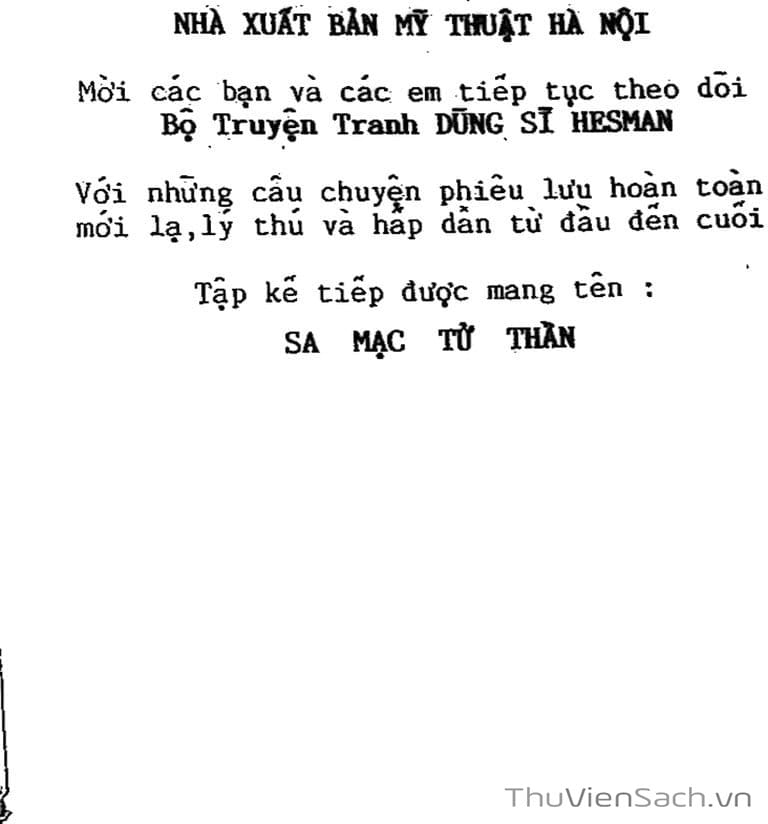 Truyện Tranh Dũng Sĩ Hesman trang 4