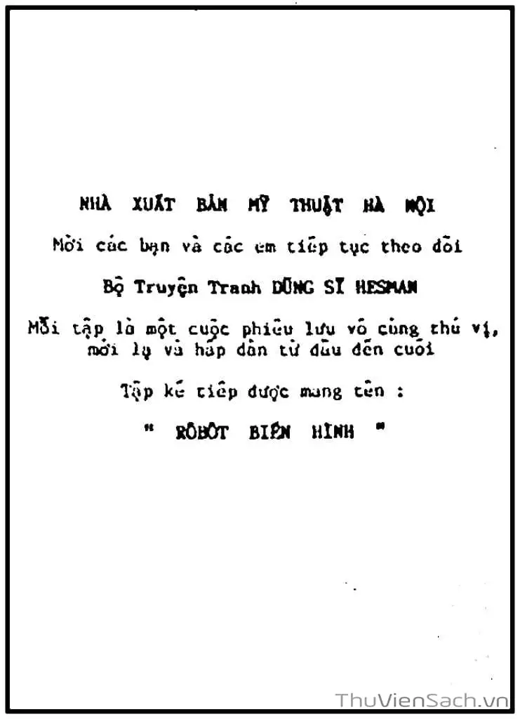 Truyện Tranh Dũng Sĩ Hesman trang 4