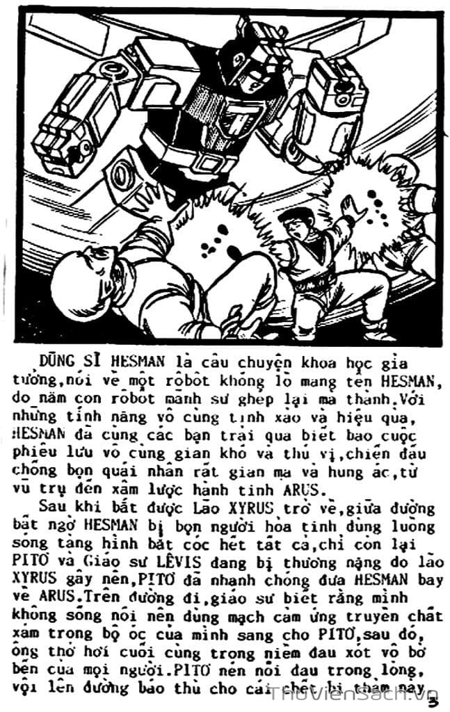 Truyện Tranh Dũng Sĩ Hesman trang 4