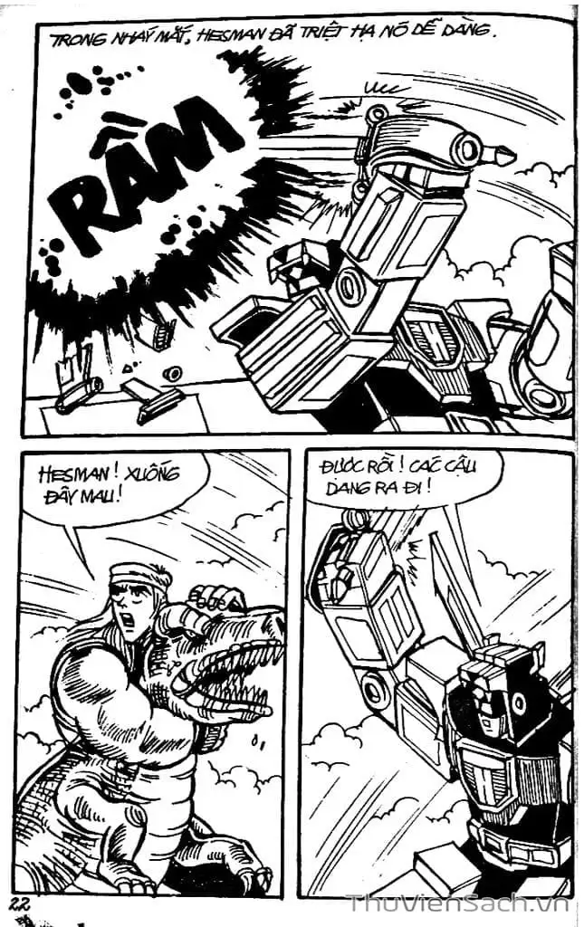 Truyện Tranh Dũng Sĩ Hesman trang 4