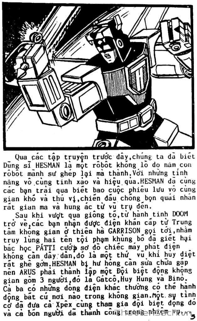 Truyện Tranh Dũng Sĩ Hesman trang 4