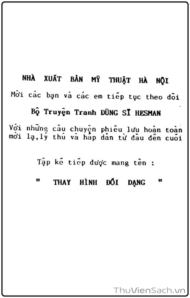 Truyện Tranh Dũng Sĩ Hesman trang 6830