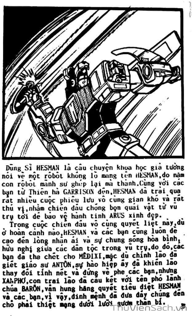 Truyện Tranh Dũng Sĩ Hesman trang 4