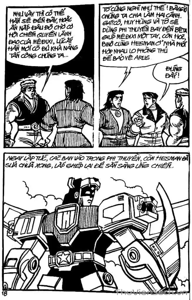 Truyện Tranh Dũng Sĩ Hesman trang 4
