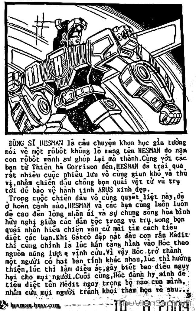 Truyện Tranh Dũng Sĩ Hesman trang 4