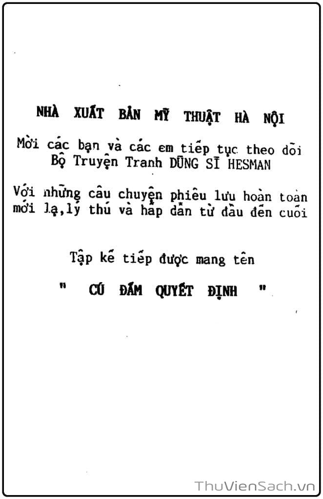 Truyện Tranh Dũng Sĩ Hesman trang 4