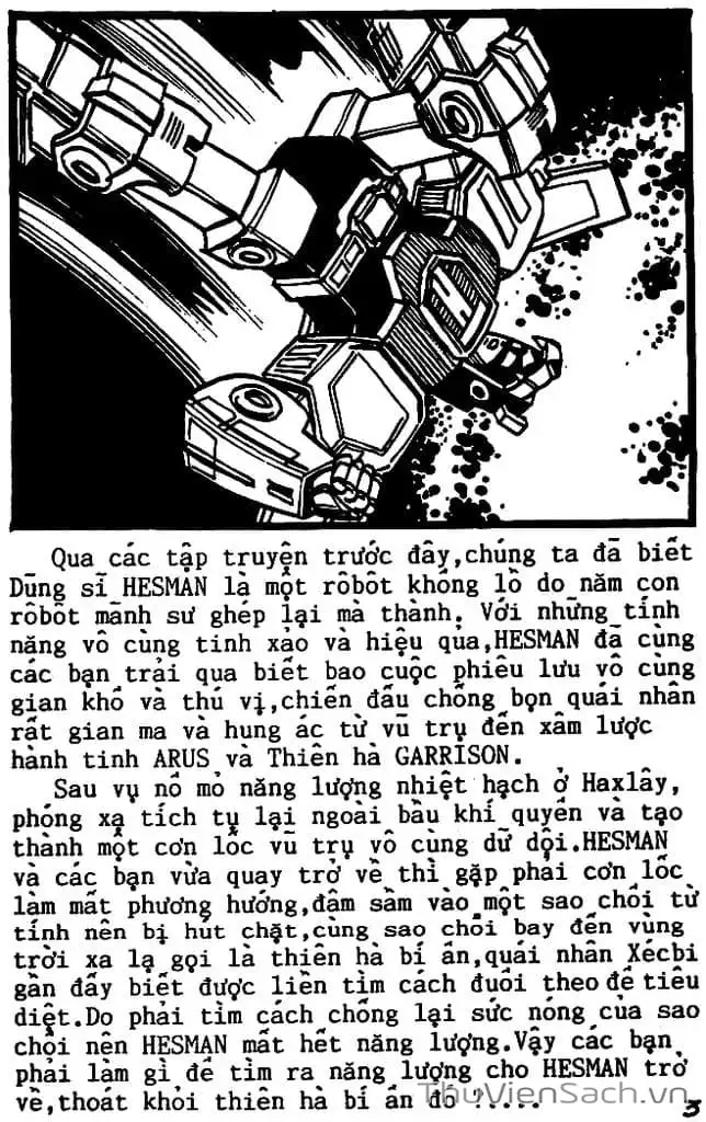 Truyện Tranh Dũng Sĩ Hesman trang 4