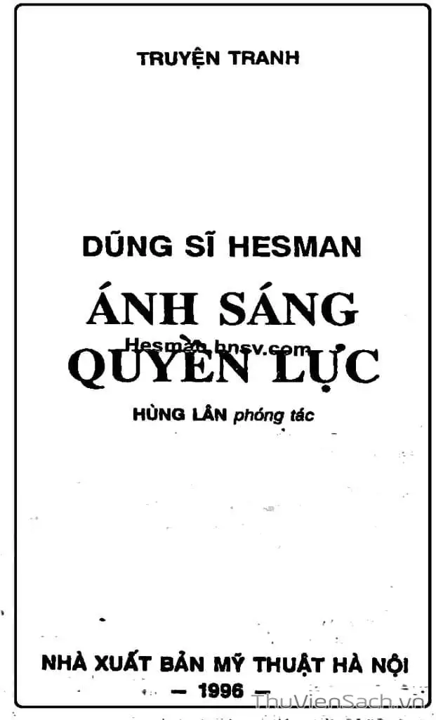 Truyện Tranh Dũng Sĩ Hesman trang 4