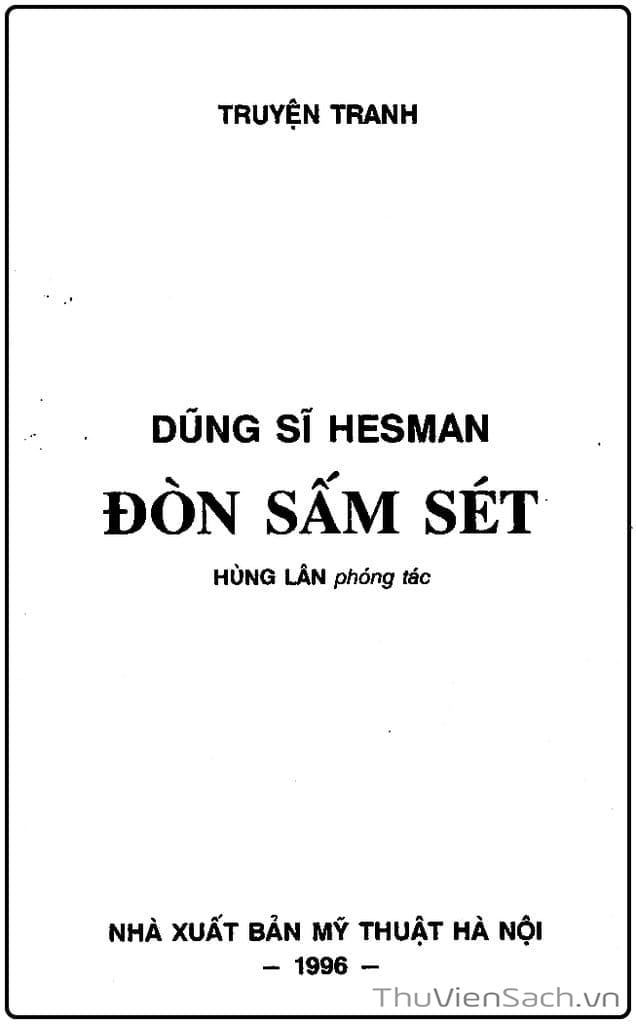 Truyện Tranh Dũng Sĩ Hesman trang 4