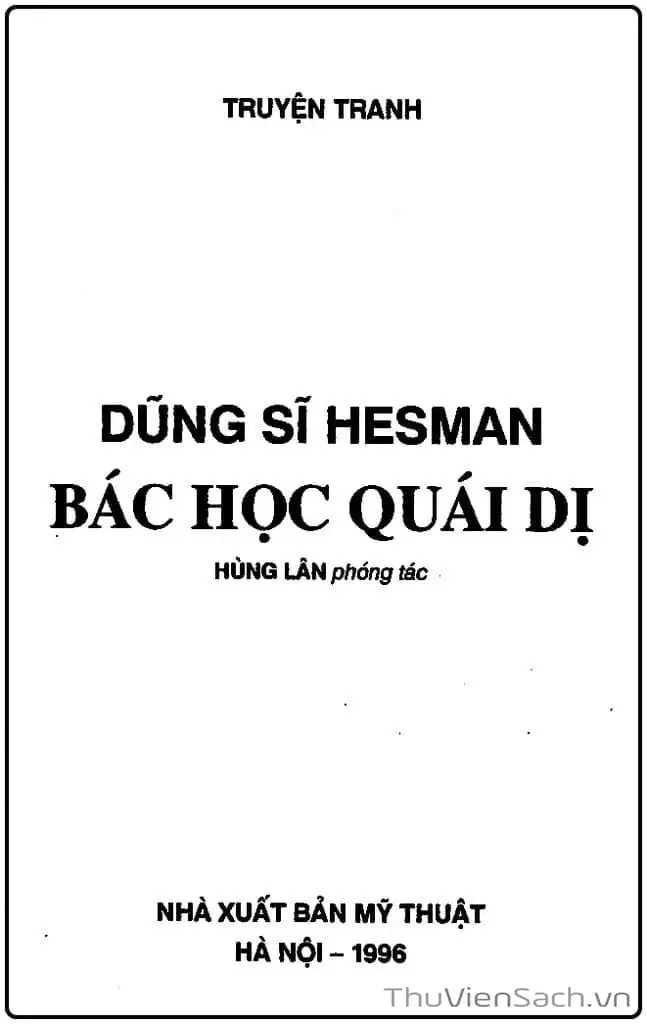 Truyện Tranh Dũng Sĩ Hesman trang 4
