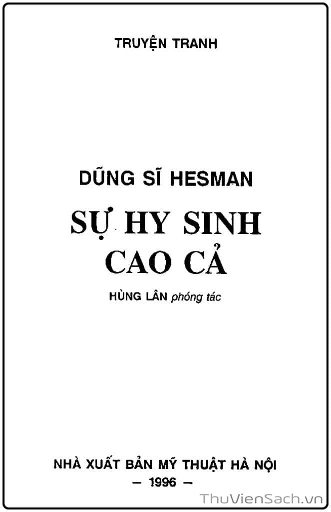 Truyện Tranh Dũng Sĩ Hesman trang 9878