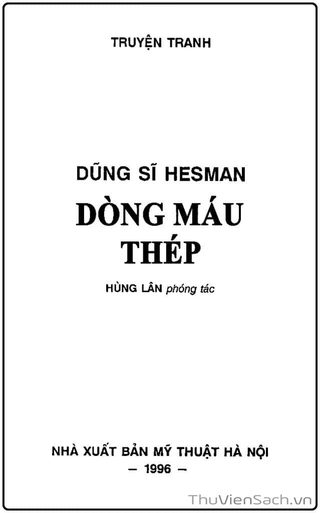 Truyện Tranh Dũng Sĩ Hesman trang 4