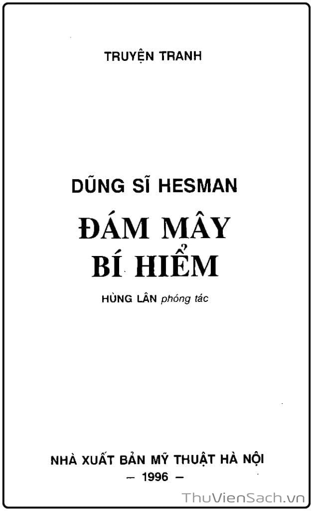 Truyện Tranh Dũng Sĩ Hesman trang 10016