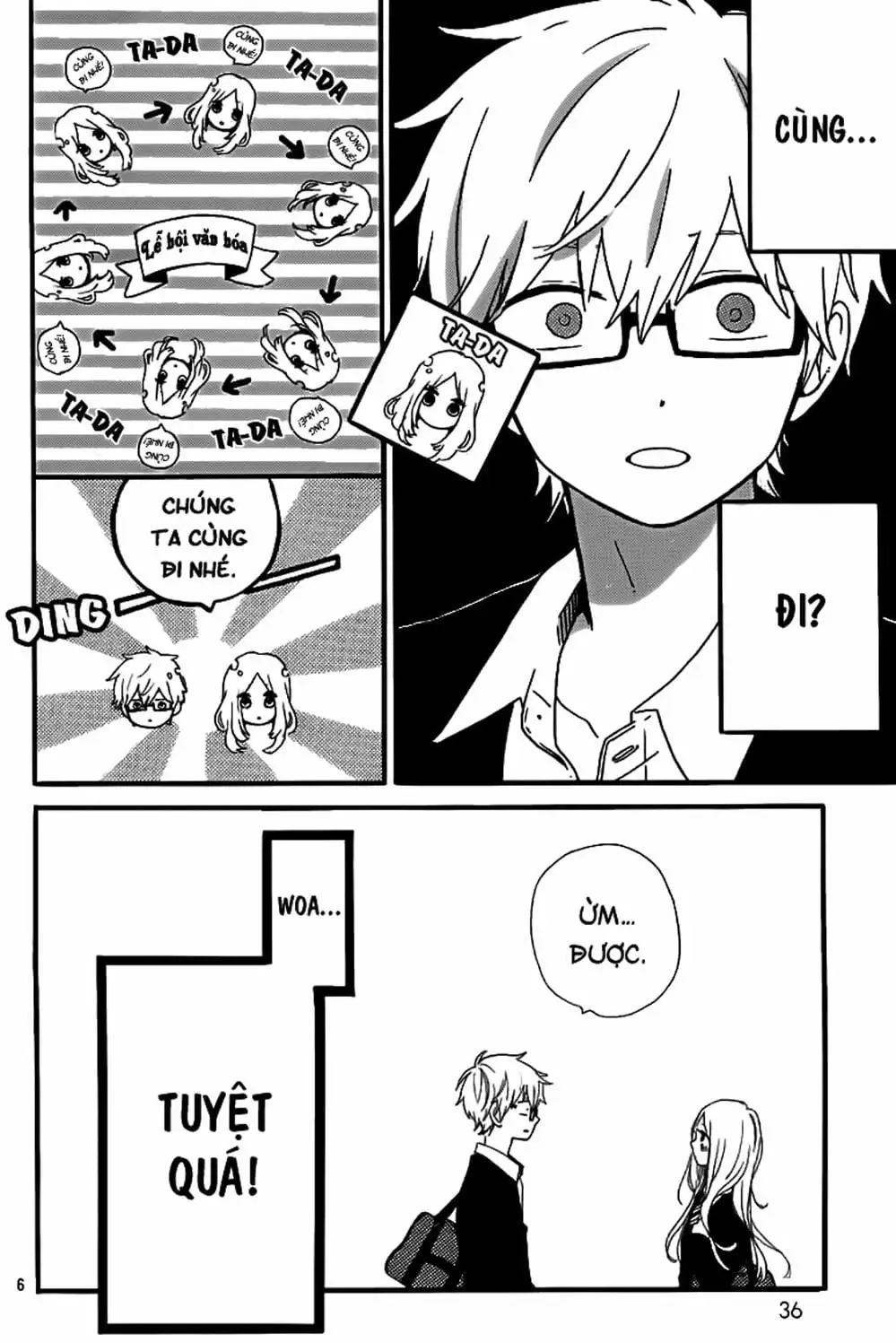 Truyện Tranh Tình Yêu Tuổi Teen Ngọt Ngào - Hibi Chouchou trang 4