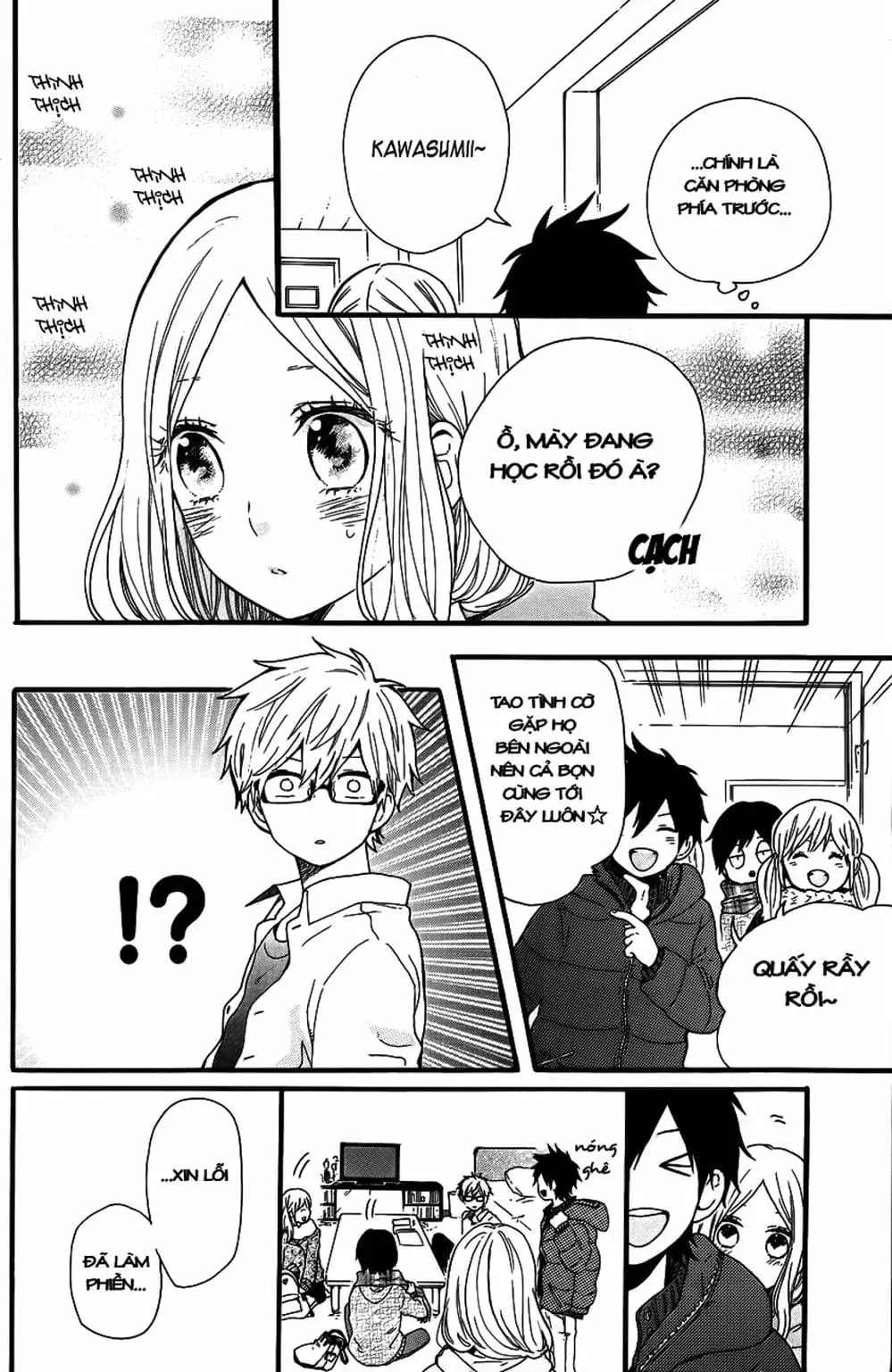 Truyện Tranh Tình Yêu Tuổi Teen Ngọt Ngào - Hibi Chouchou trang 4