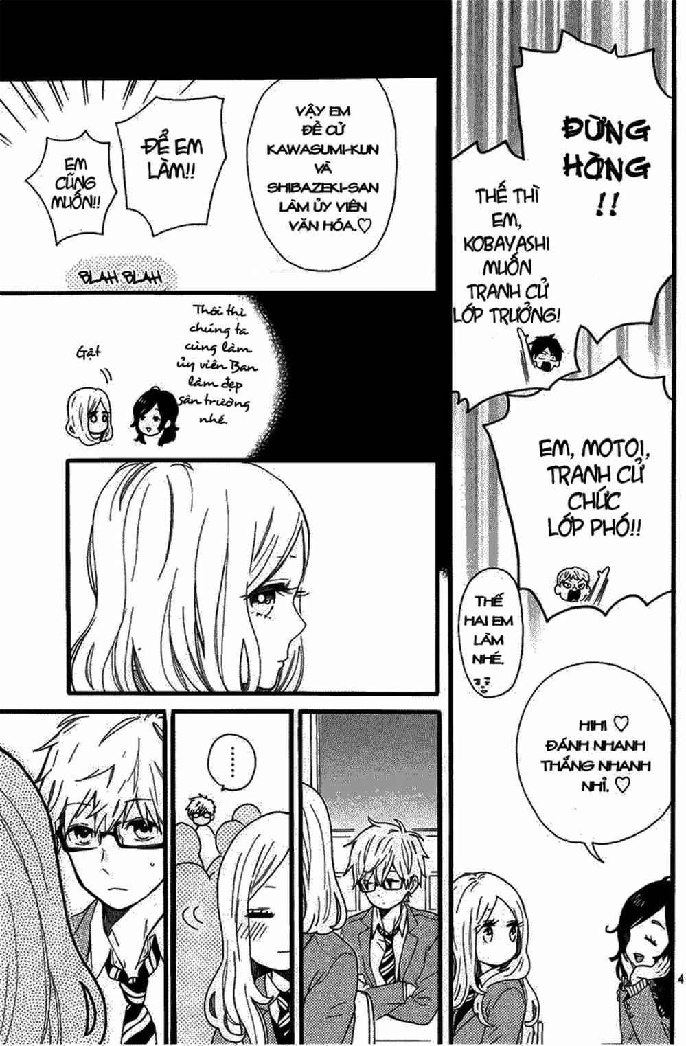 Truyện Tranh Tình Yêu Tuổi Teen Ngọt Ngào - Hibi Chouchou trang 4