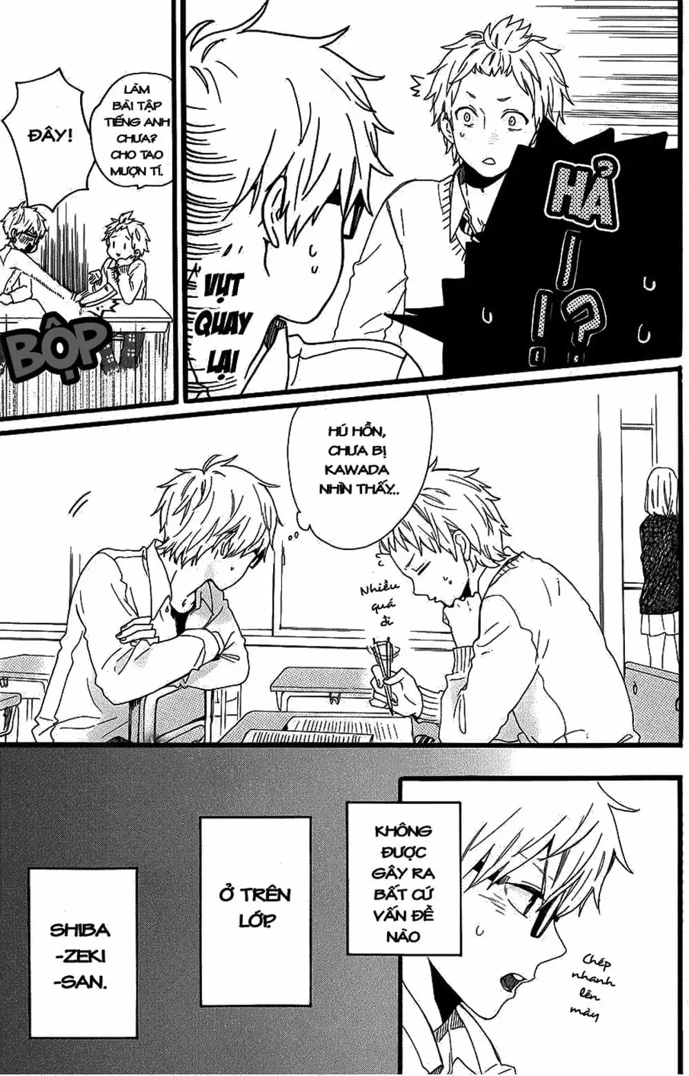 Truyện Tranh Tình Yêu Tuổi Teen Ngọt Ngào - Hibi Chouchou trang 4