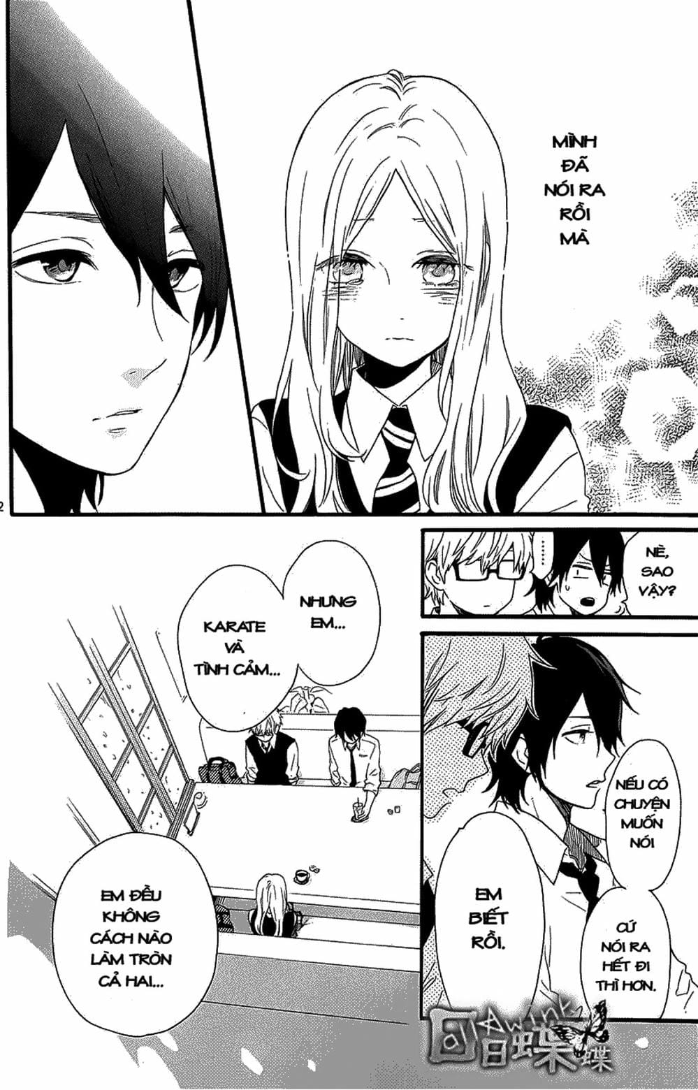 Truyện Tranh Tình Yêu Tuổi Teen Ngọt Ngào - Hibi Chouchou trang 4