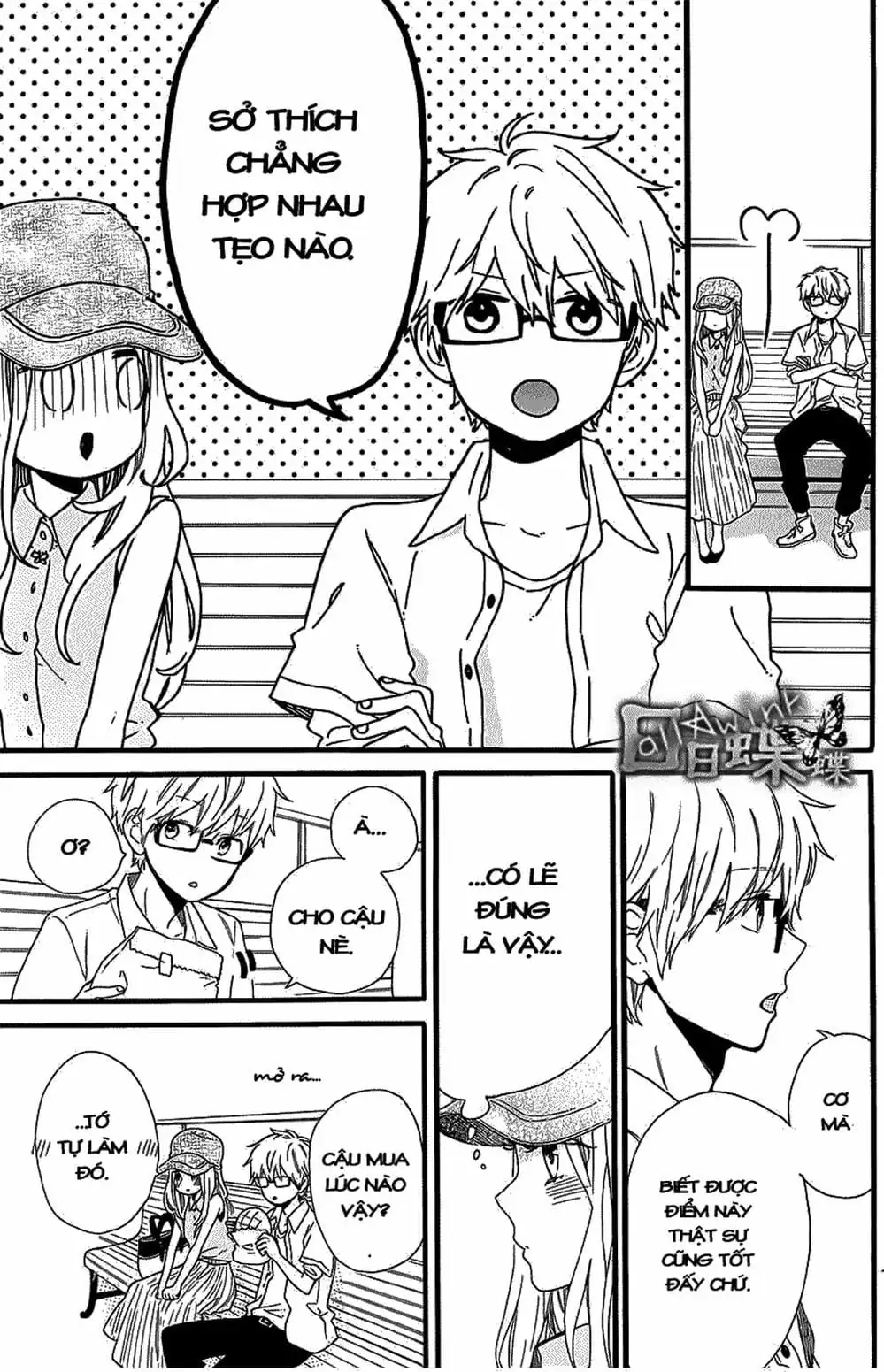 Truyện Tranh Tình Yêu Tuổi Teen Ngọt Ngào - Hibi Chouchou trang 4