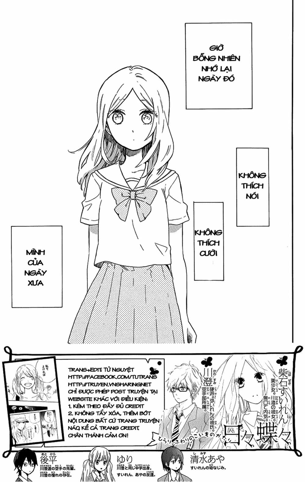 Truyện Tranh Tình Yêu Tuổi Teen Ngọt Ngào - Hibi Chouchou trang 4