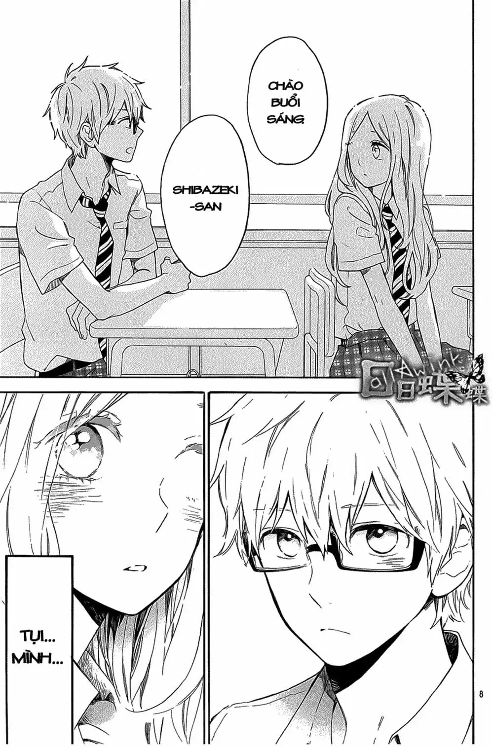 Truyện Tranh Tình Yêu Tuổi Teen Ngọt Ngào - Hibi Chouchou trang 4
