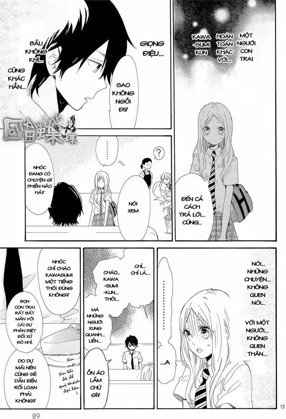 Truyện Tranh Tình Yêu Tuổi Teen Ngọt Ngào - Hibi Chouchou trang 4