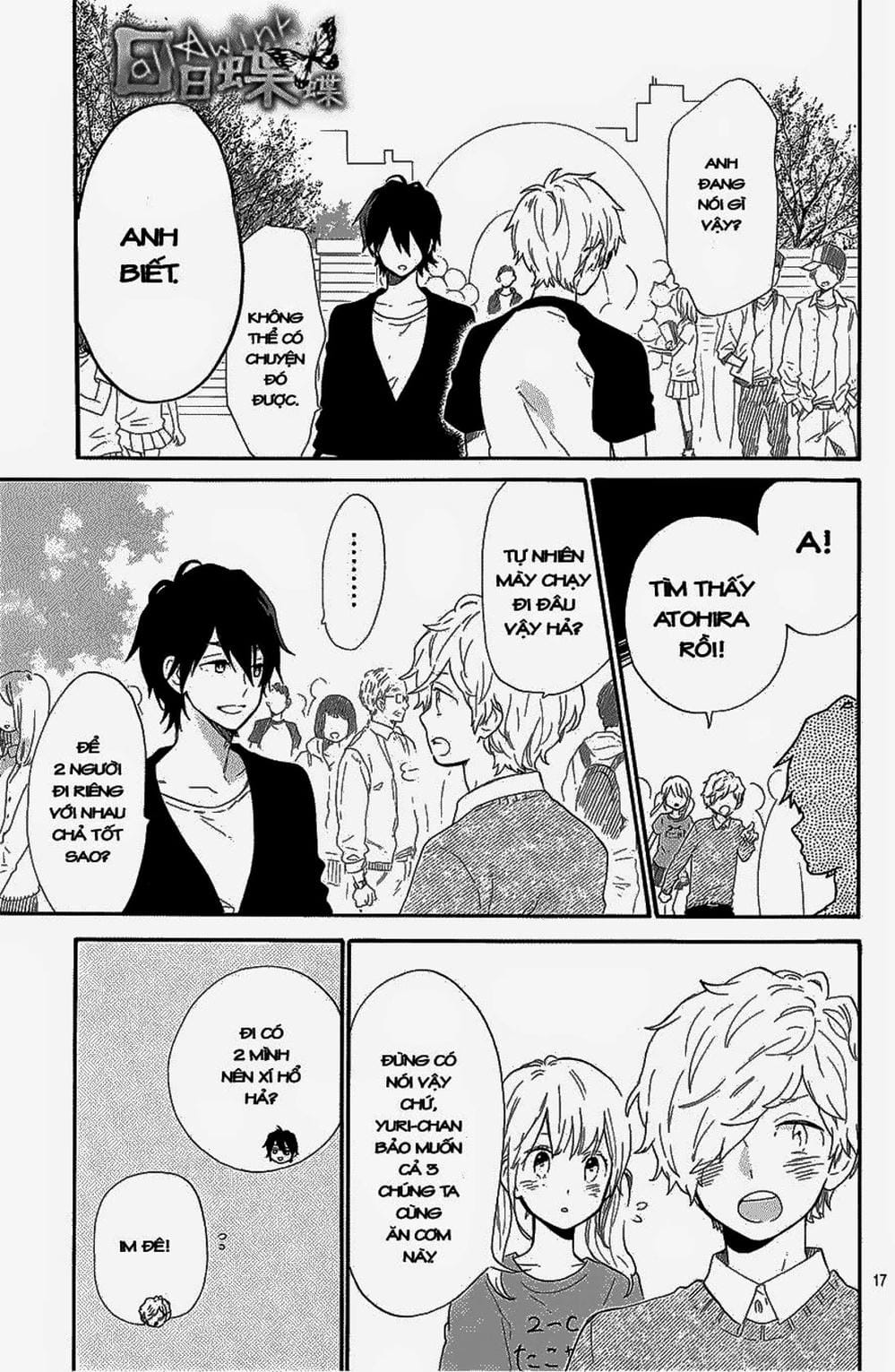 Truyện Tranh Tình Yêu Tuổi Teen Ngọt Ngào - Hibi Chouchou trang 4