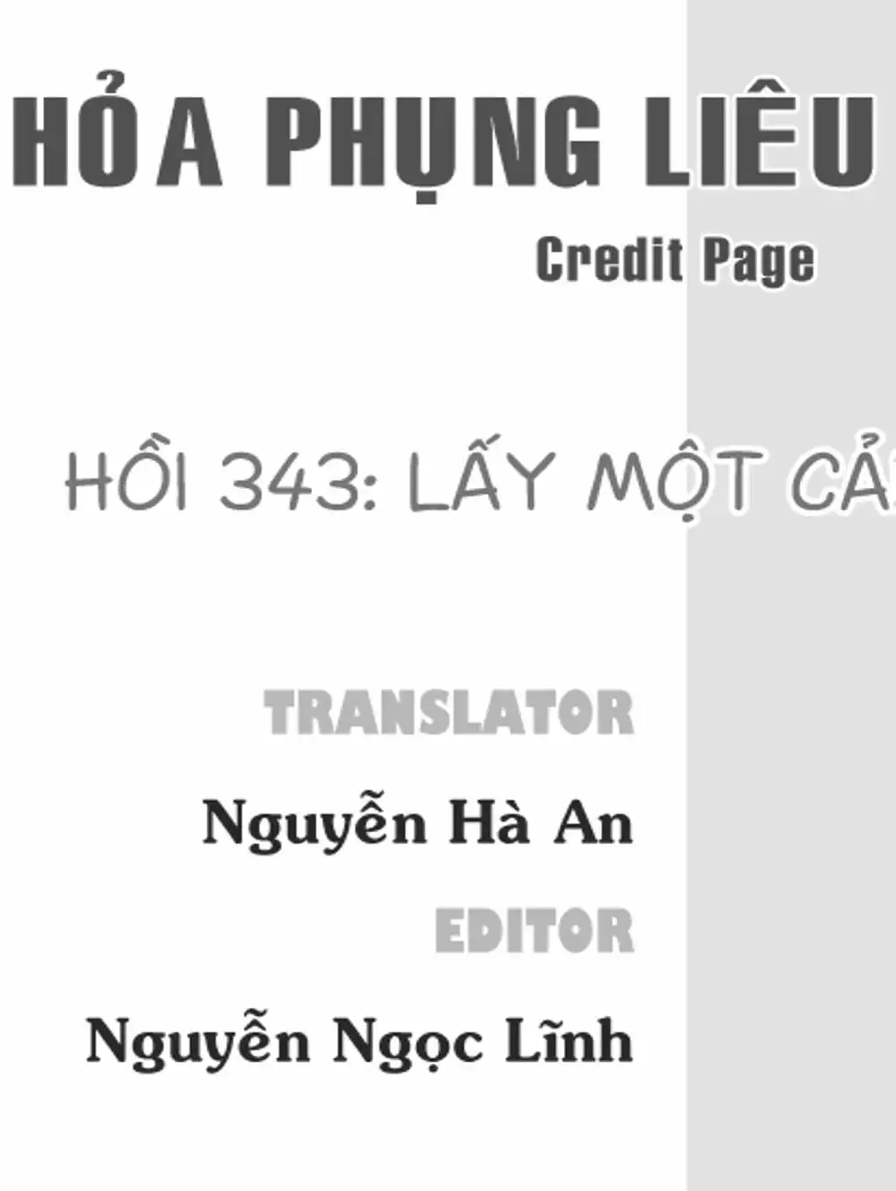 Truyện Tranh Hỏa Phụng Liêu Nguyên trang 3