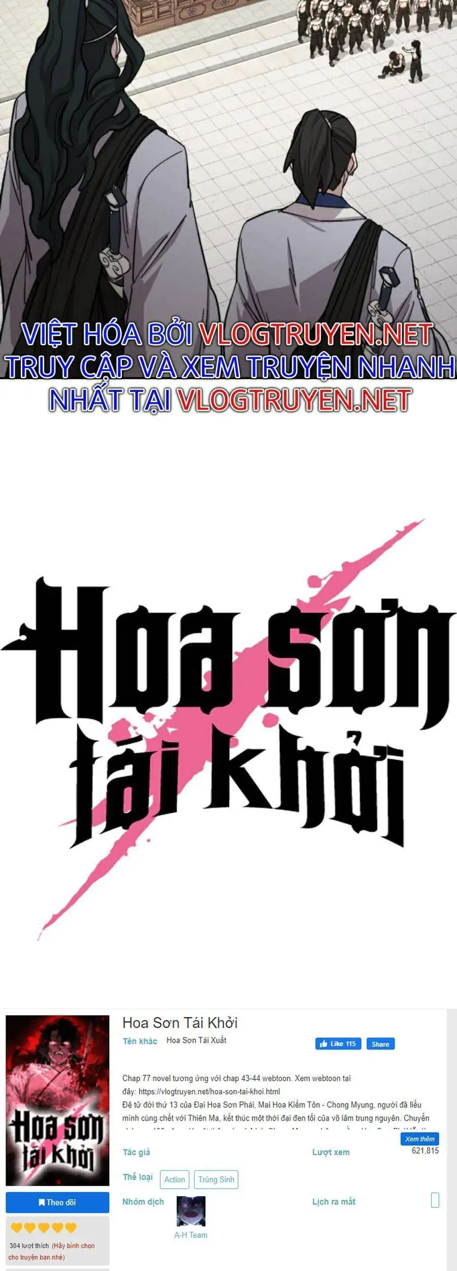 Truyện Tranh Hoa Sơn Tái Khởi trang 6