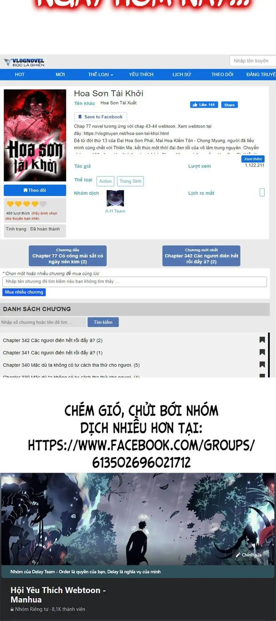 Truyện Tranh Hoa Sơn Tái Khởi trang 6