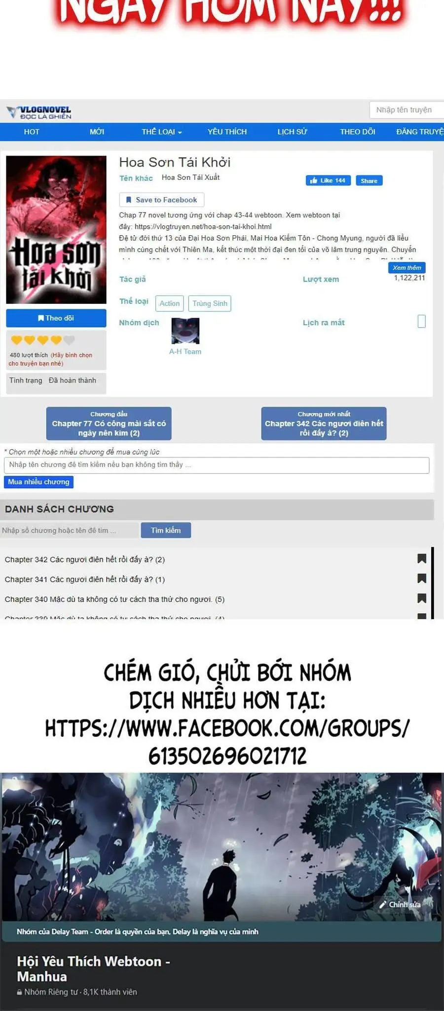 Truyện Tranh Hoa Sơn Tái Khởi trang 6