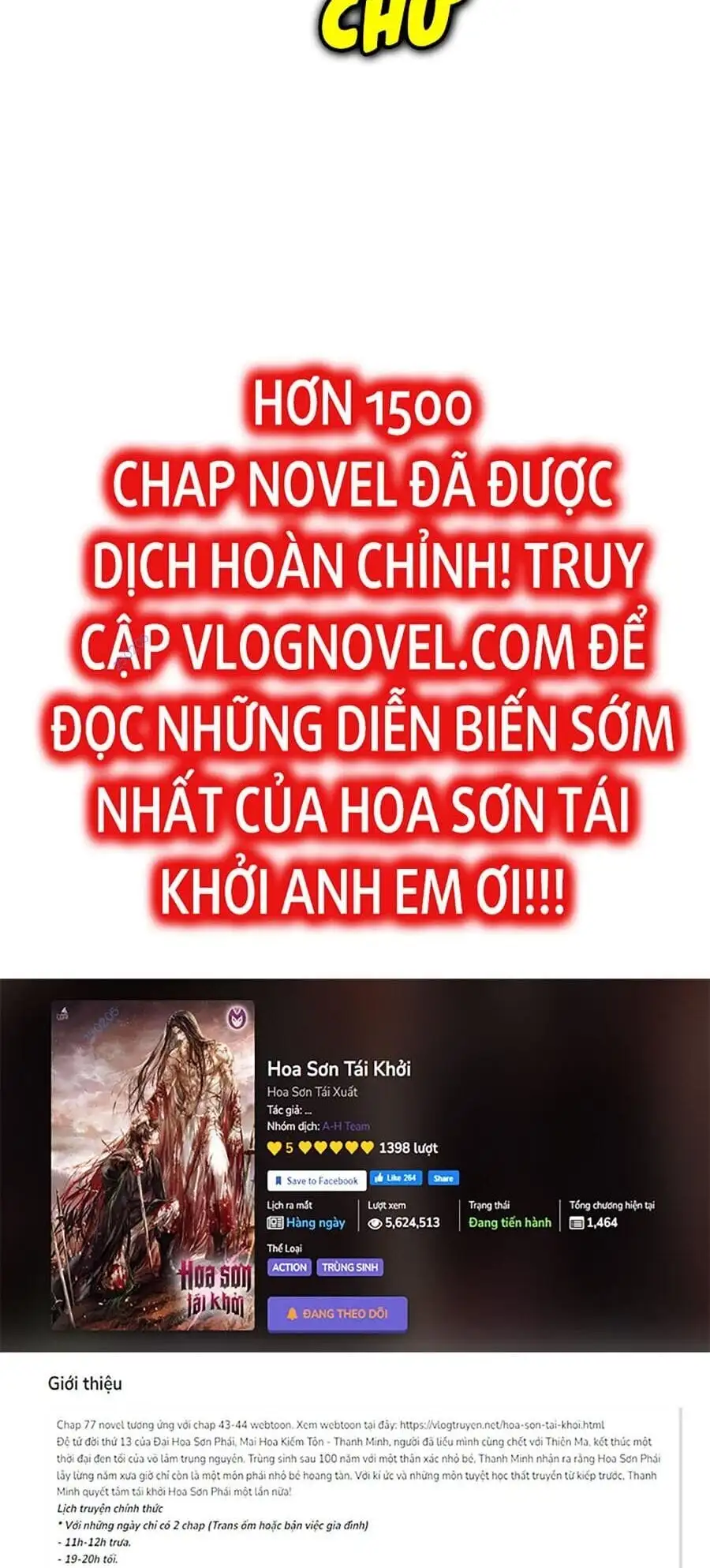 Truyện Tranh Hoa Sơn Tái Khởi trang 6