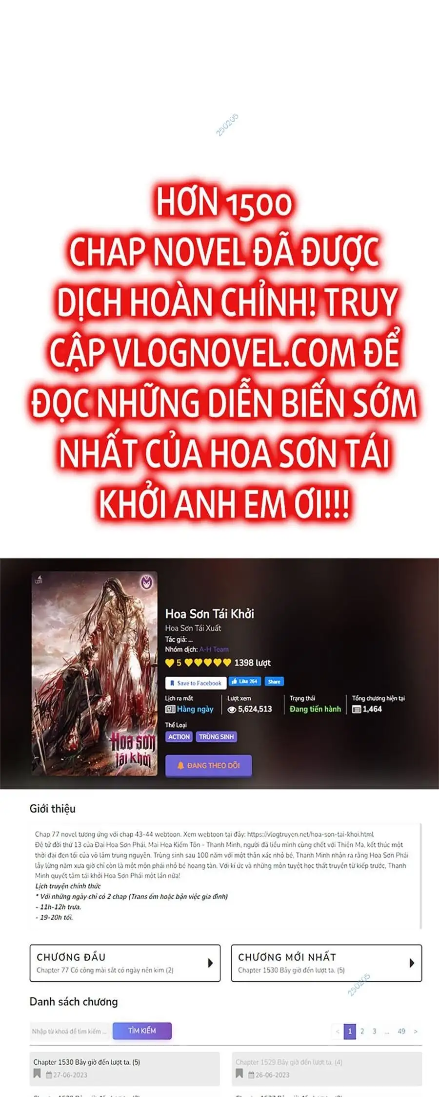 Truyện Tranh Hoa Sơn Tái Khởi trang 6
