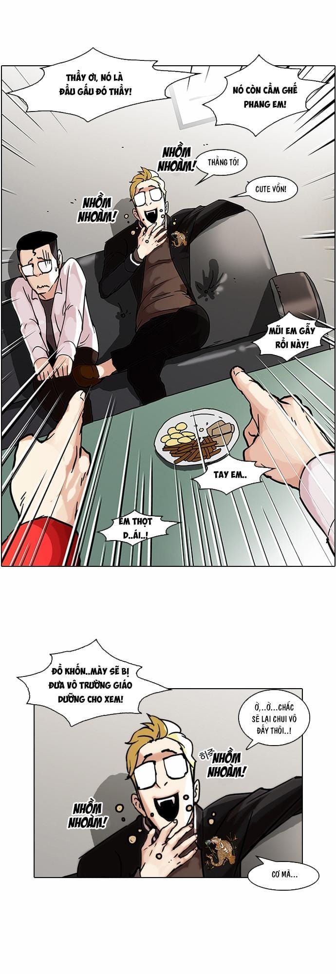 Truyện Tranh Hoán Đổi Diệu Kỳ - Lookism trang 3084