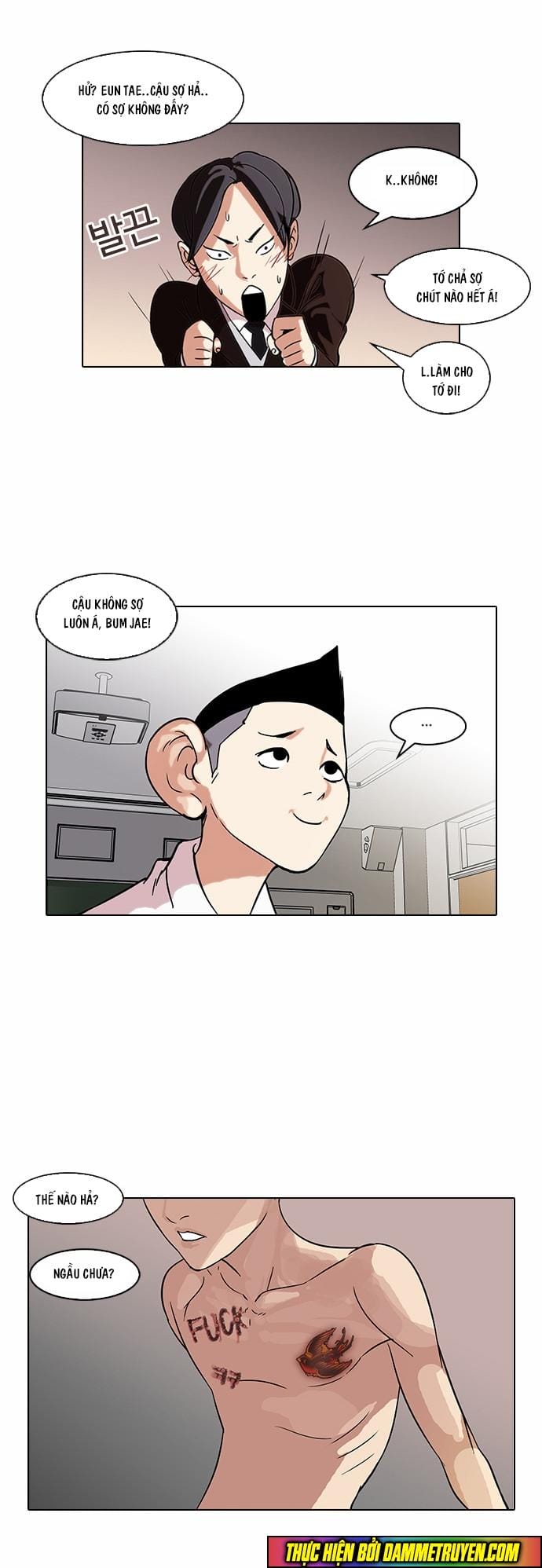 Truyện Tranh Hoán Đổi Diệu Kỳ - Lookism trang 3096