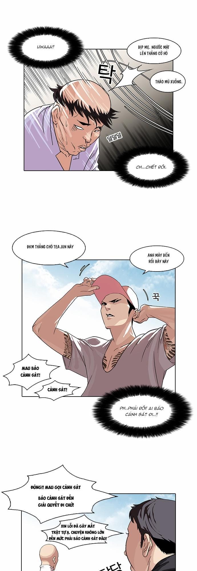 Truyện Tranh Hoán Đổi Diệu Kỳ - Lookism trang 3542