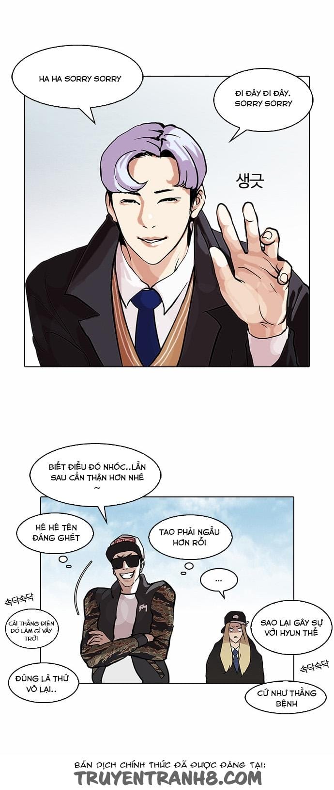 Truyện Tranh Hoán Đổi Diệu Kỳ - Lookism trang 4154