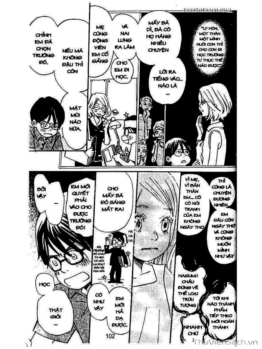 Truyện Tranh Mật Ngọt Của Tuổi Trẻ - Honey And Clover trang 5