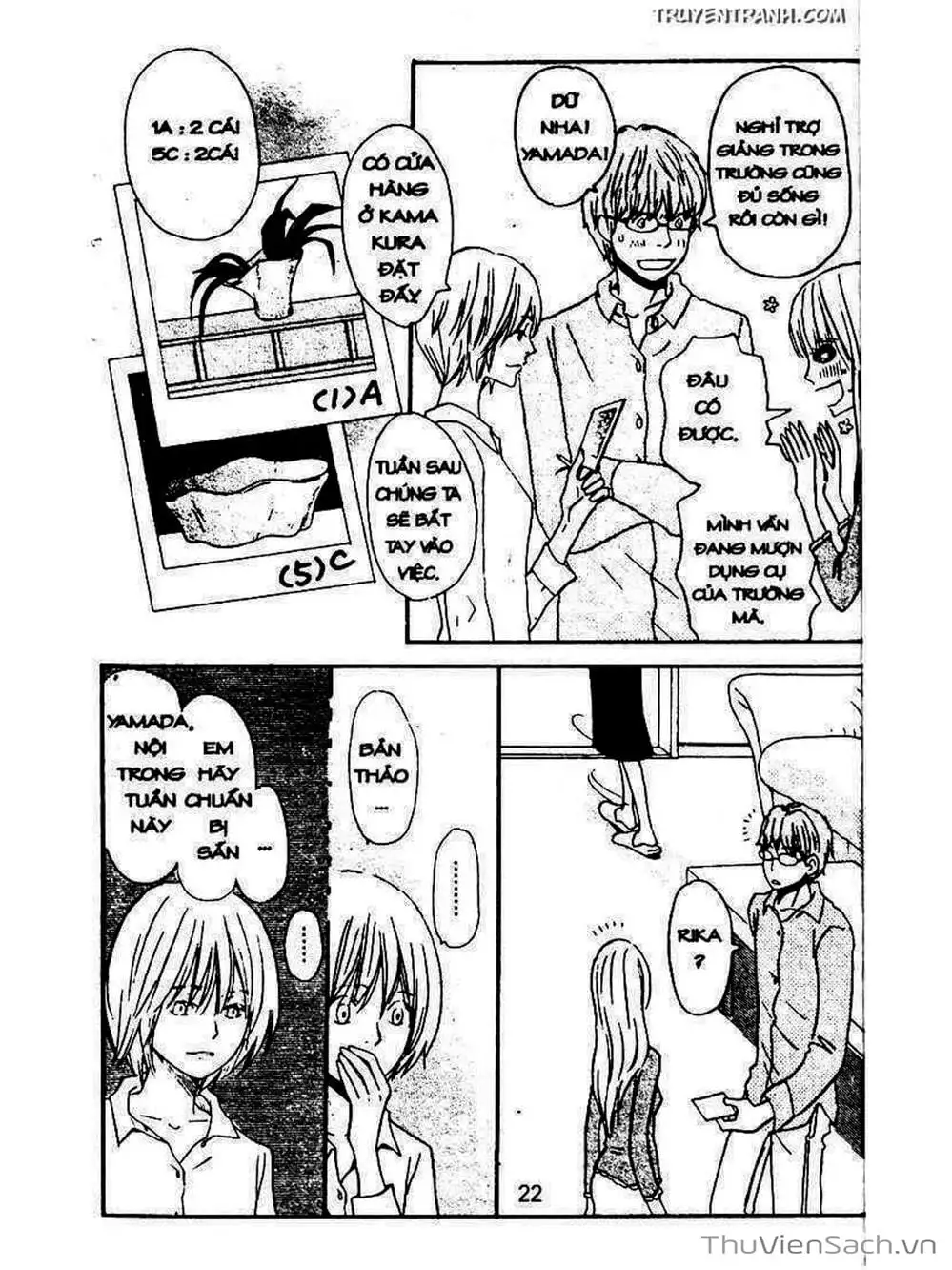 Truyện Tranh Mật Ngọt Của Tuổi Trẻ - Honey And Clover trang 5