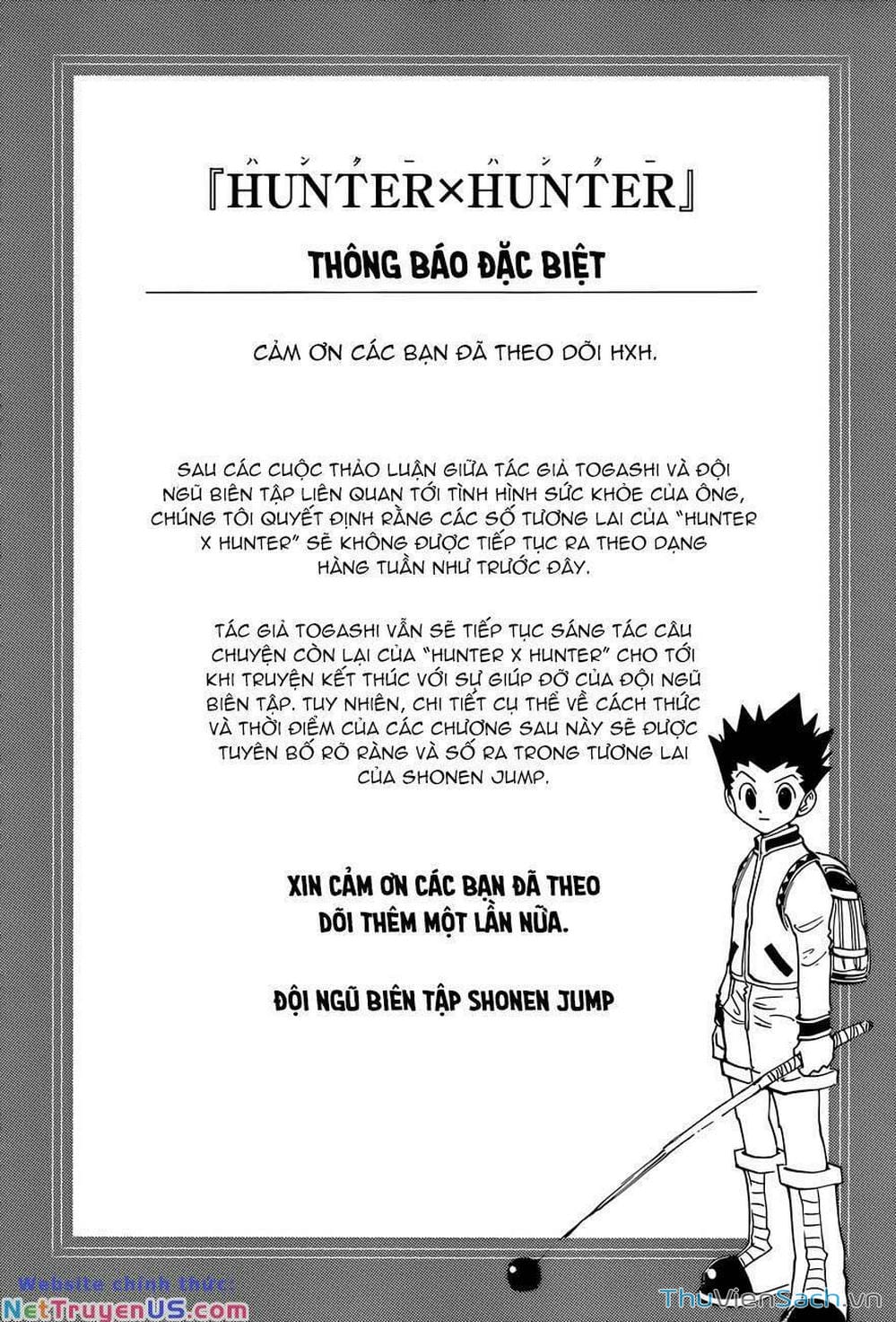 Truyện Tranh Thợ Săn - Hunter X Hunter trang 7145