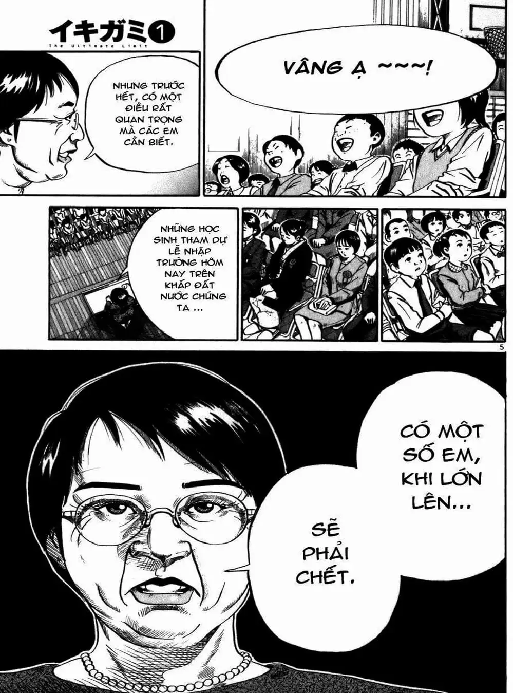Truyện Tranh Giấy Báo Tử - Ikigami trang 6