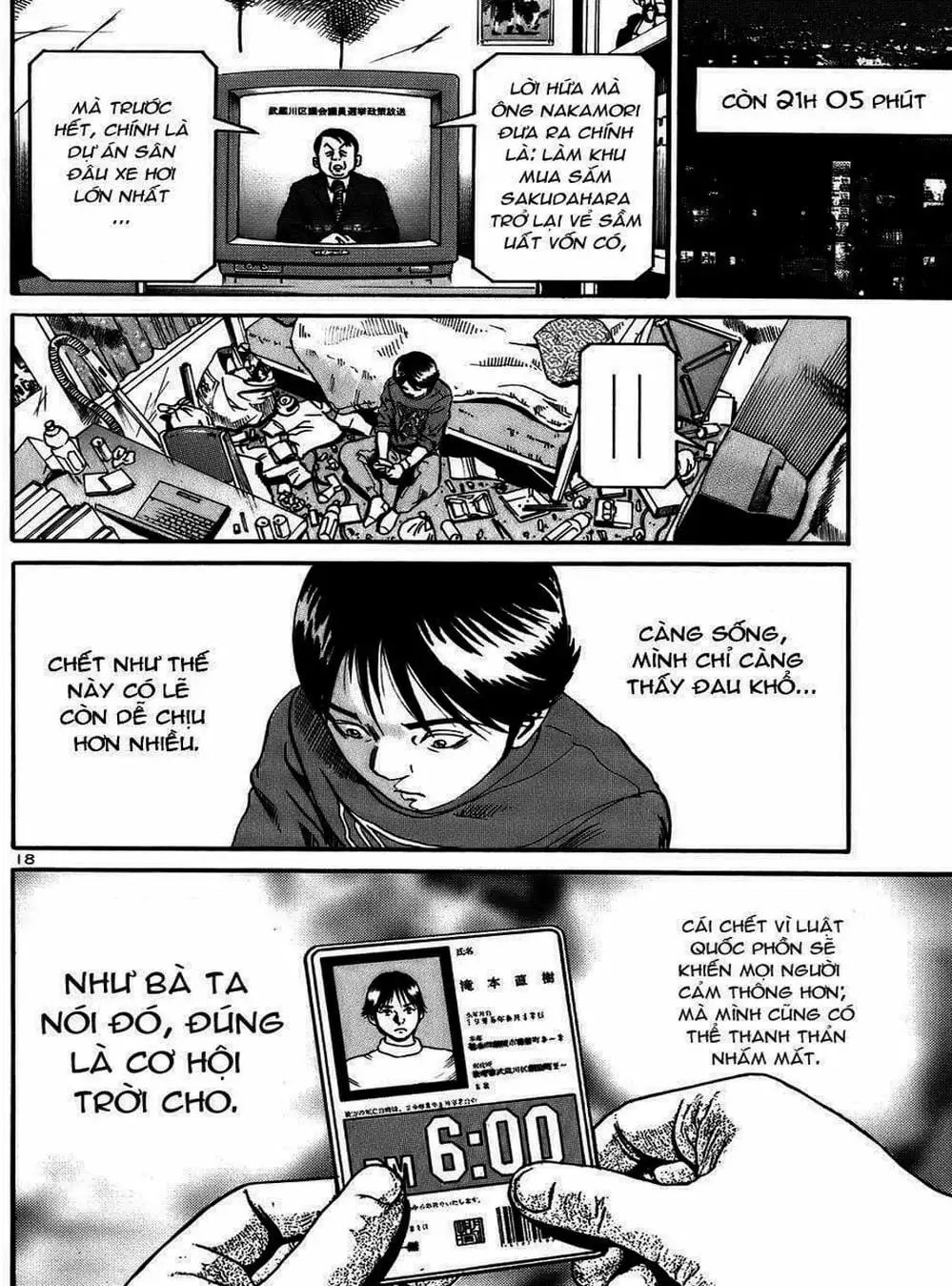 Truyện Tranh Giấy Báo Tử - Ikigami trang 6