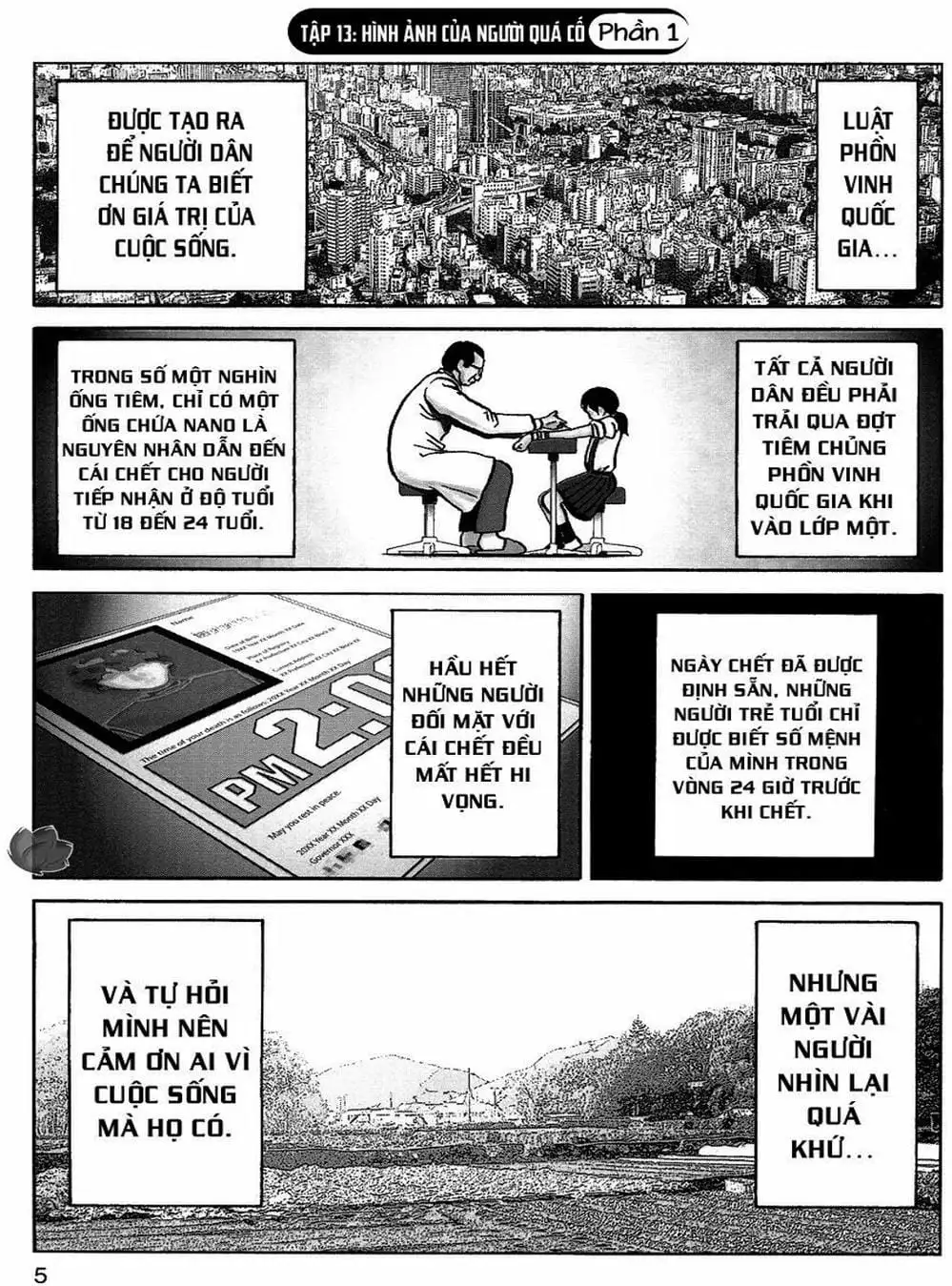 Truyện Tranh Giấy Báo Tử - Ikigami trang 6