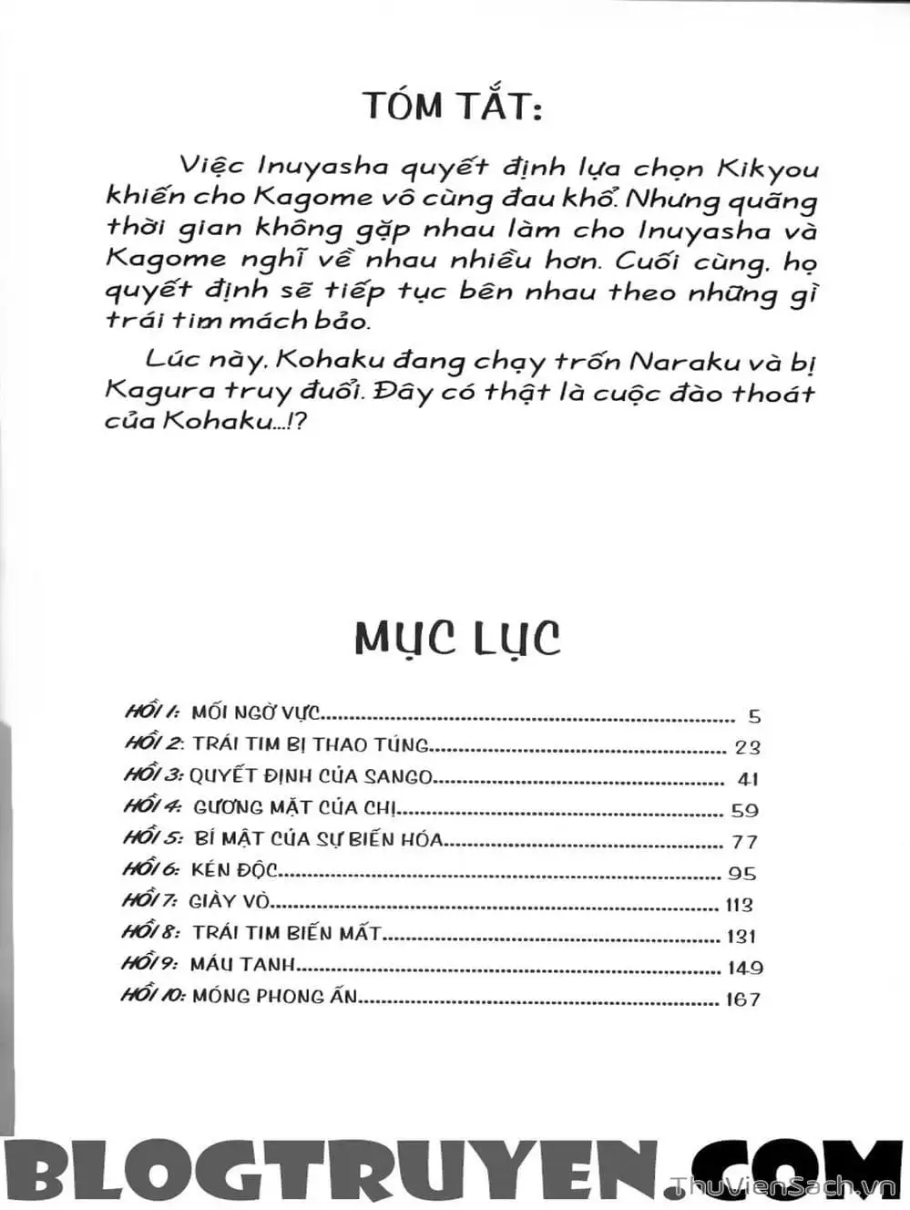 Truyện Tranh Khuyển Dạ Xoa - Inuyasha trang 5