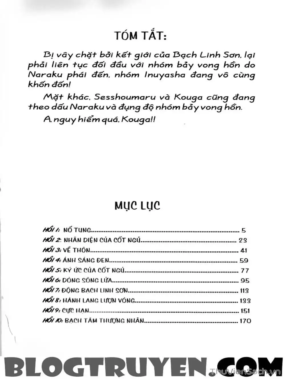 Truyện Tranh Khuyển Dạ Xoa - Inuyasha trang 5