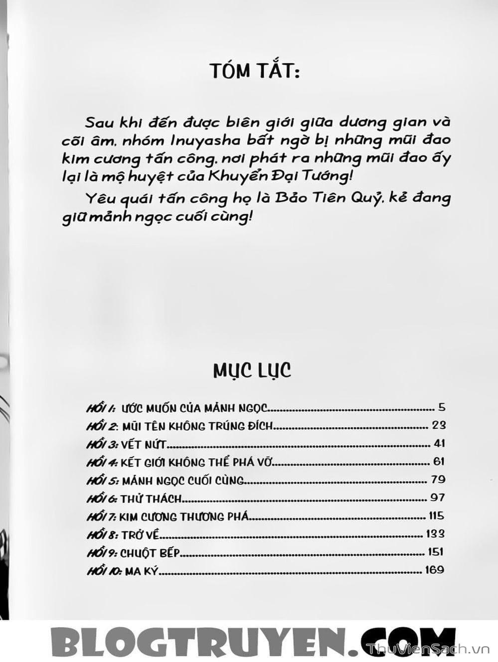 Truyện Tranh Khuyển Dạ Xoa - Inuyasha trang 5