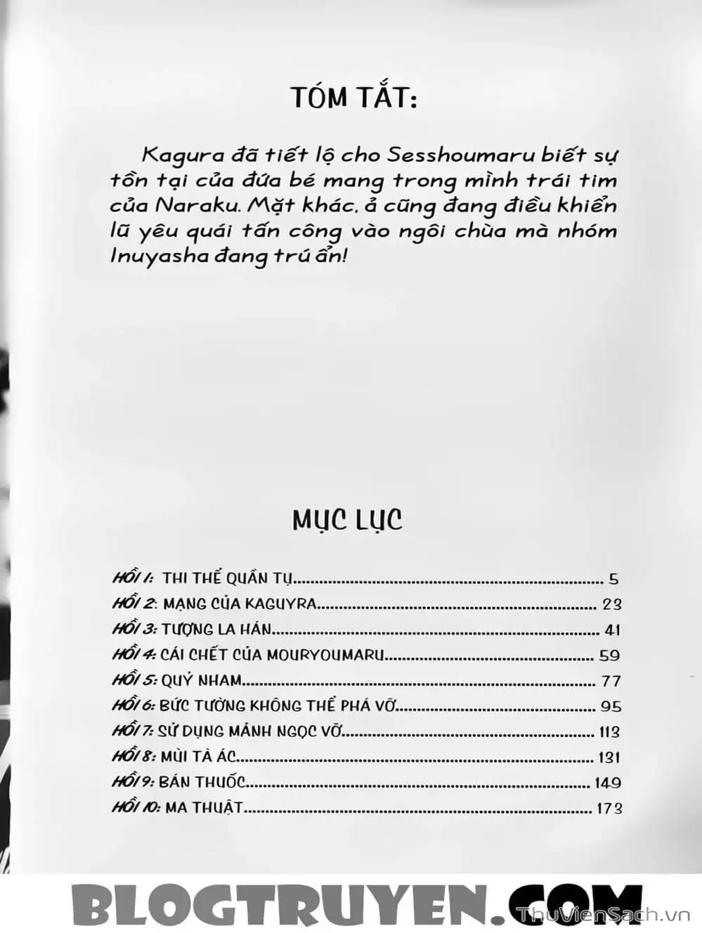 Truyện Tranh Khuyển Dạ Xoa - Inuyasha trang 5