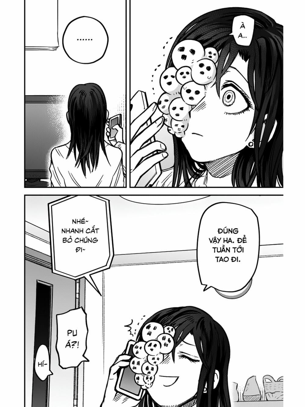 Truyện Tranh Cô Em Mụn Mặt Người - Jinmensou To Issho trang 0