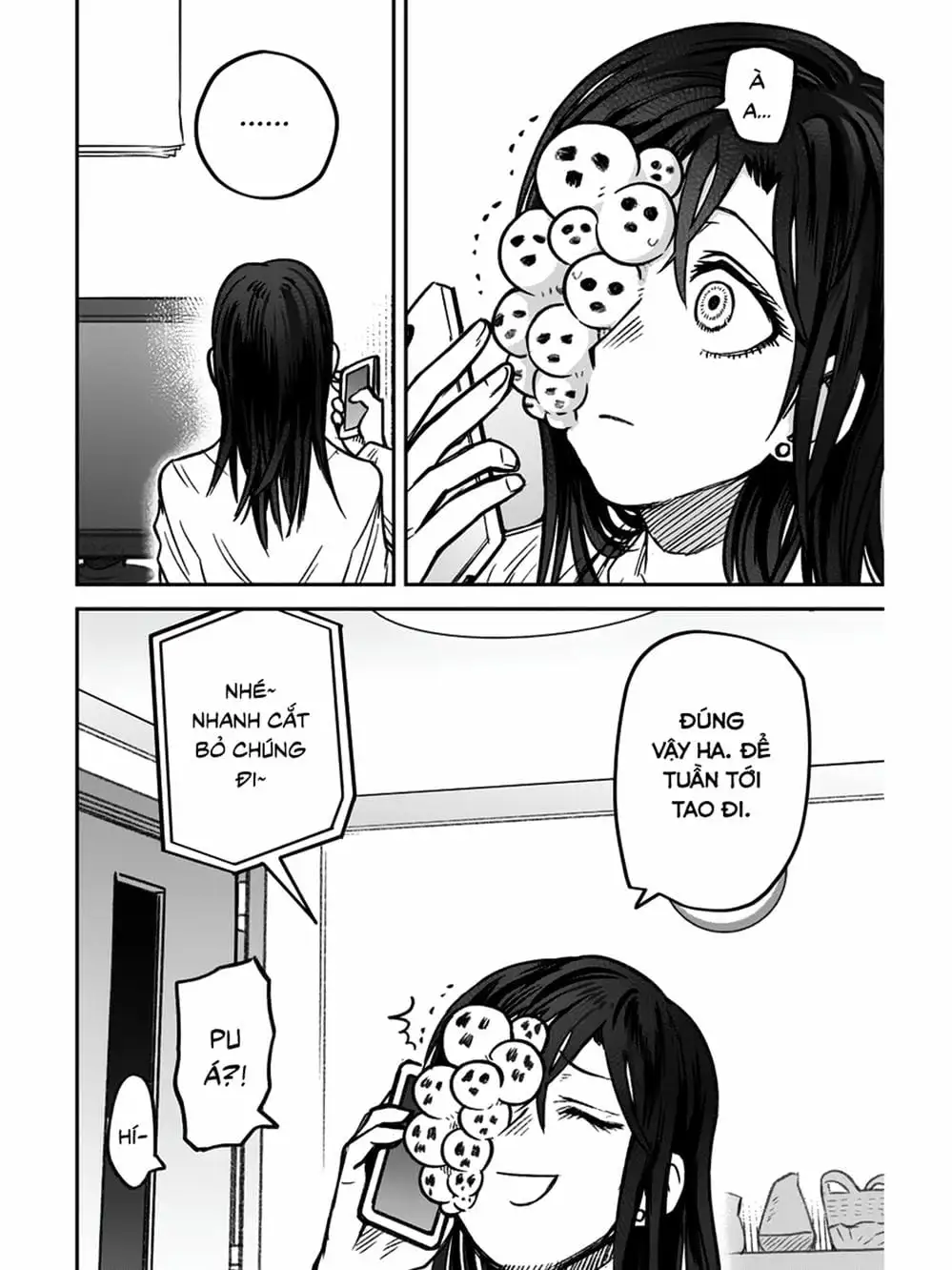 Truyện Tranh Cô Em Mụn Mặt Người - Jinmensou To Issho trang 0